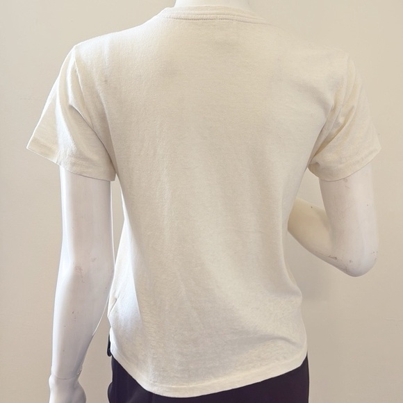 NWOT Re/Done What’s Your Sign? Cream Zodiac Astrology Club Cotton Graphic Tee - Picture 7 of 7